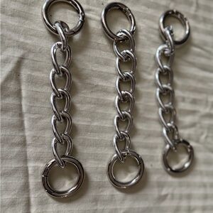 Miche Silver Chain Sets (4) PREOWNED